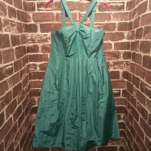 J. Crew Silk Taffeta Sangle Dress